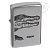 Зажигалка ZIPPO 200 Alligator с покрытием Brushed Chrome