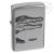 Зажигалка ZIPPO 200 Alligator с покрытием Brushed Chrome
