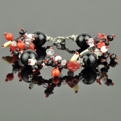 Браслет Коралл, прес. Коралл "Вадевиль" арт.КАП-878