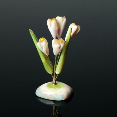 Цветы «Подснежники», 5 цветков, селенит