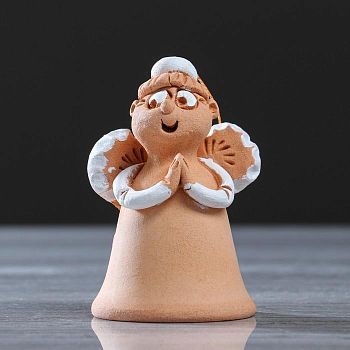 Колокольчик "Ангел", роспись, 9 см