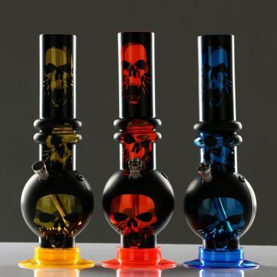 Бонг "Золотые черепа", 32 см, микс