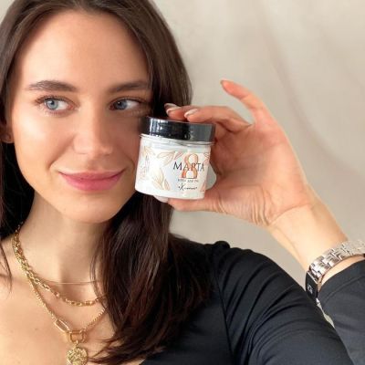 Крем для рук "С 8 Марта, красный" 100 мл, аромат хлопка