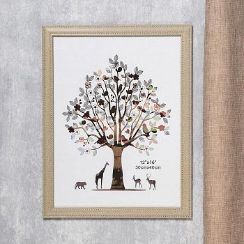 Фоторамка пластик 30х40 см "Джинса" песочная 44х34 см