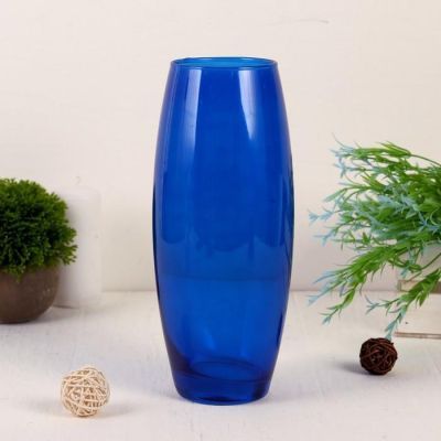 Ваза "Кобальт глянцевая " d-8см, 10,5х26см