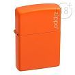 Зажигалка ZIPPO 231ZL Classic с покрытием Orange Matte