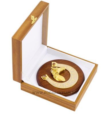 Панно на тарелке "Подкова на счастье"-3