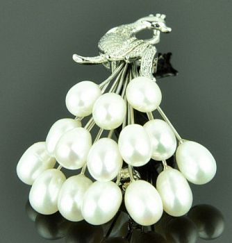 Брошь "Жар-Птица" бшНЖМ-474