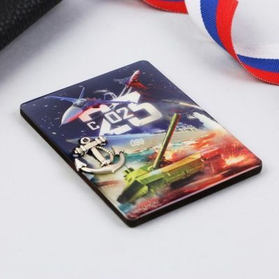 Магнит со смоляной заливкой «Сражение», 6 х 8 см