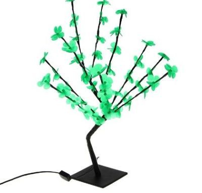Светодиодный куст "Цветок сакуры" улич. (0,65 м.,зеленый)