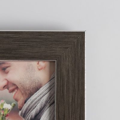 Фоторамка на 6 фото 10х15 см Еллоу Фото ПР-615-О "Сталь" с подставкой,  пластик