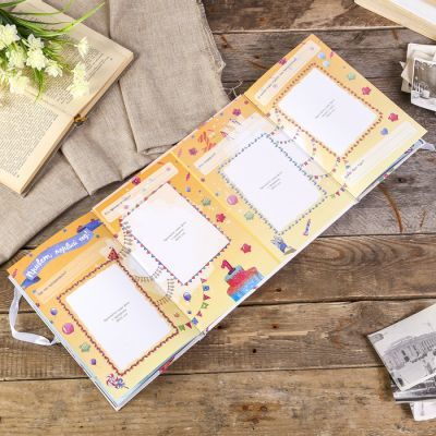 Фотоальбом для двойняшек, погодок "Наши малыши!" с местом для записей, 32 страницы