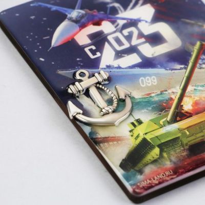 Магнит со смоляной заливкой «Сражение», 6 х 8 см