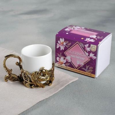 Кружка «Любимой мамочке», с металлическим декором, 150 мл