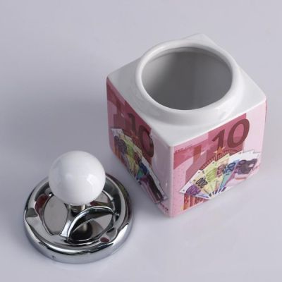 Пепельница бездымная "Евро" 8.5х15 см, микс