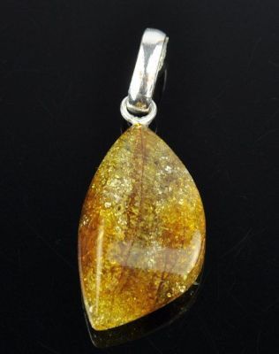 Кулон Янтарь "Золотой дождь" арт.ЯК-154