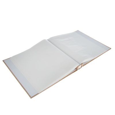 Фотоальбом на 400 фото 10х15 см "Серебряные цветы" кожзам 35х33х6 см