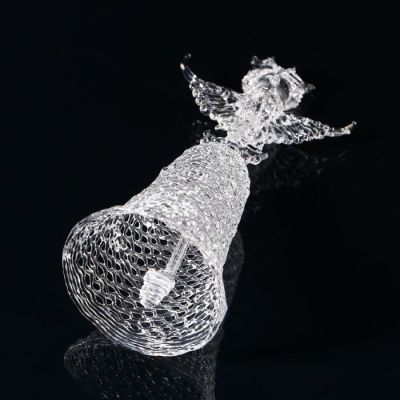 Колокольчик сувенирный "Сова, ручной работы, в подарочном сундуке