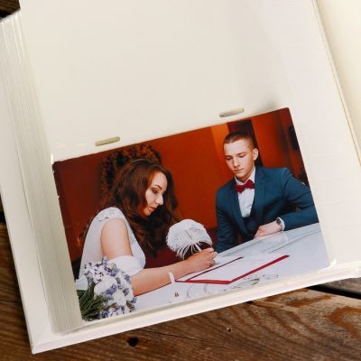 Фотоальбом   10x15 см., 200 фото, " Our wedding album"