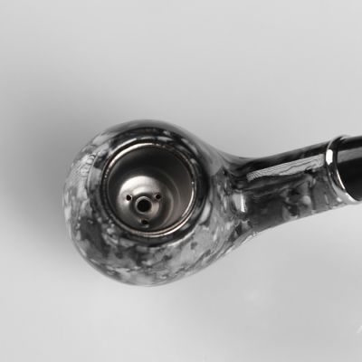 Трубка "Командор" классическая, серый мрамор, 13х3х4.5 см