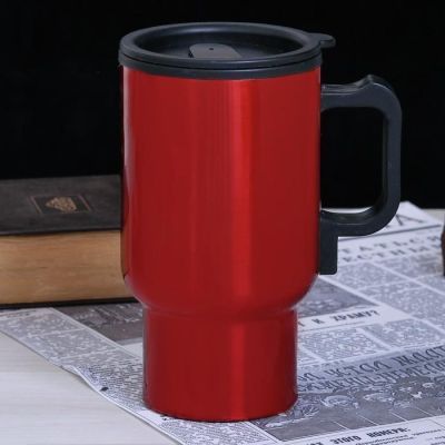 Термокружка с подогревом от прикуривателя "Самый смелый защитник", 450 мл