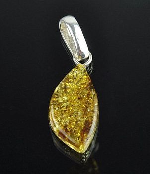 Кулон Янтарь "Золотой дождь" арт.ЯК-532