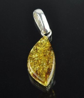 Кулон Янтарь "Золотой дождь" арт.ЯК-532