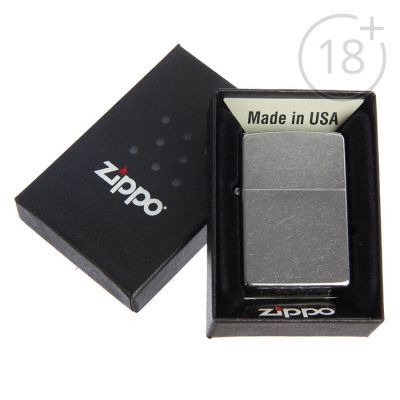 Зажигалка ZIPPO207 Classic  с покрытием Street Chrome