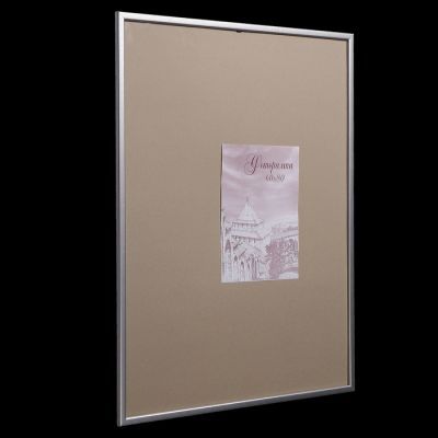 Фоторамка сосна с19 60х80 см (серебро)