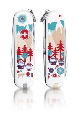 0.6223.L1510 Нож-брелок CLASSIC "Swiss Village" 7 функций, 58 мм.