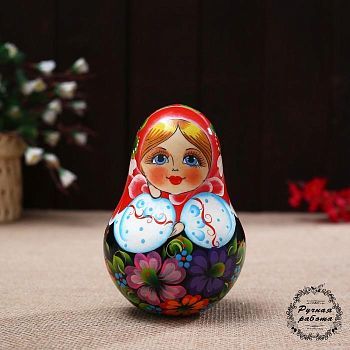 Неваляшка «Славянские узоры» 14 см