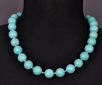 Бусы Бирюза "Априори №14" арт.ПБР-2.1(14)-48-3