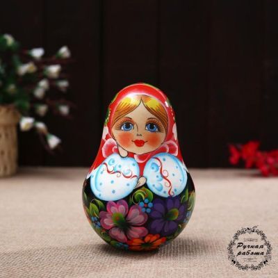 Неваляшка «Славянские узоры» 14 см