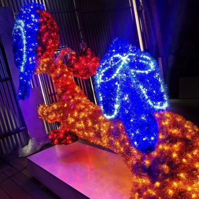 Светодиодная фигура «Снегири», 150 × 100 × 60 см, 60 Вт, 220 В