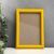 Фоторамка пластик 10х15 см жёлтый