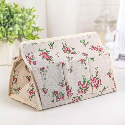 Бокс для мелочей «Цветы», 6 карманов, 25×16,5×16 см