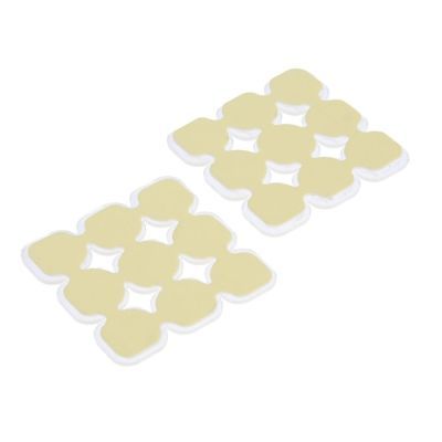 Держатель самоклеящийся для проводов и гирлянд ТУНДРА krep, 15х15 мм, 18 шт.