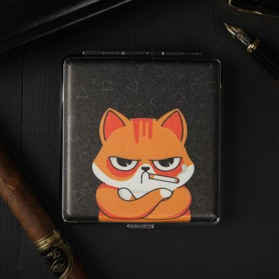 Портсигар «Всё, перекур», 9.6 × 9.6 см