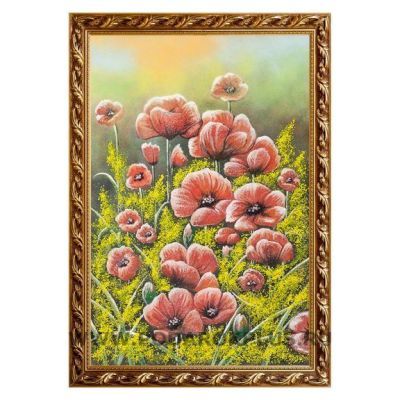 Натюрморт "Маки" багет №46 (40х60 см)