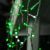 Гирлянда «Бахрома» 3 × 0.6 м, IP44, УМС, прозрачная нить, 160 LED, свечение зелёное, мерцание белым, 220 В