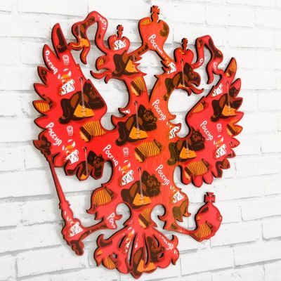 Герб настенный «Россия. Медведь», 22.5 х 25 см