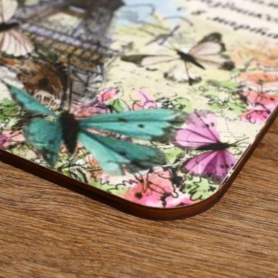 Доска разделочная большая "Любимая, с праздником, с 8 марта!" 27х18 см