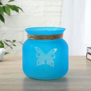 Ваза "Бабочка" микс 15х13 см