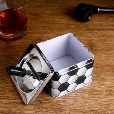 Пепельница бездымная "Футбол", 8.5 × 11 см