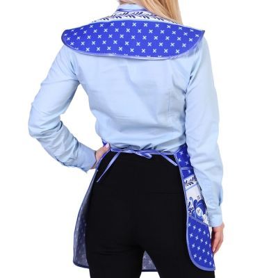 Фартук «Гжель», сувенирный, окружной, с карманом