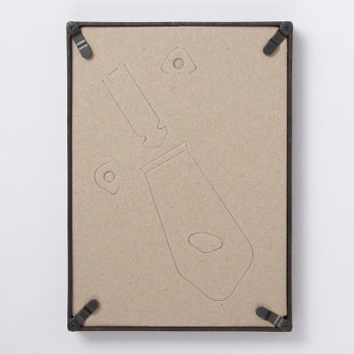 Фоторамка пластик L-5 10х15 см, венге, с небьющимся стеклом