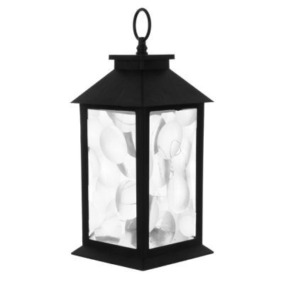 Ночник 48130 LED батарейки 3хААА черный 14х14х34 см