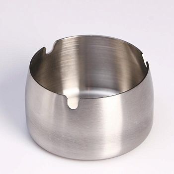 Пепельница из нержавеющей стали, 9х5 см