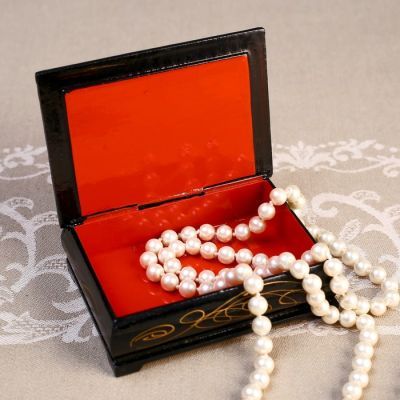 Шкатулка «Гиацинт», 8×10 см, лаковая миниатюра