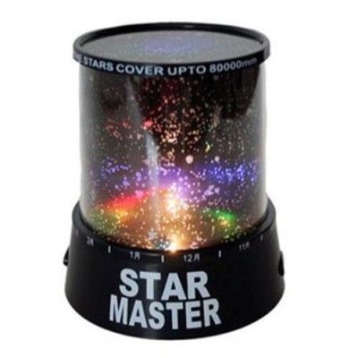 Проектор звездного неба-ночник №1 с адаптером от сети от USB (11х12х11см)